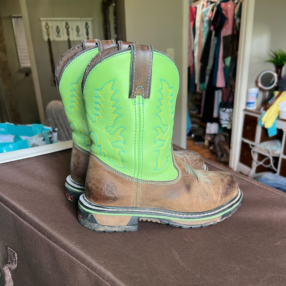 Green Rocky Boots